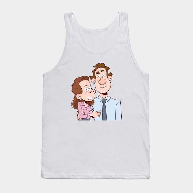 Jim & Pam Tank Top by danilocirillo